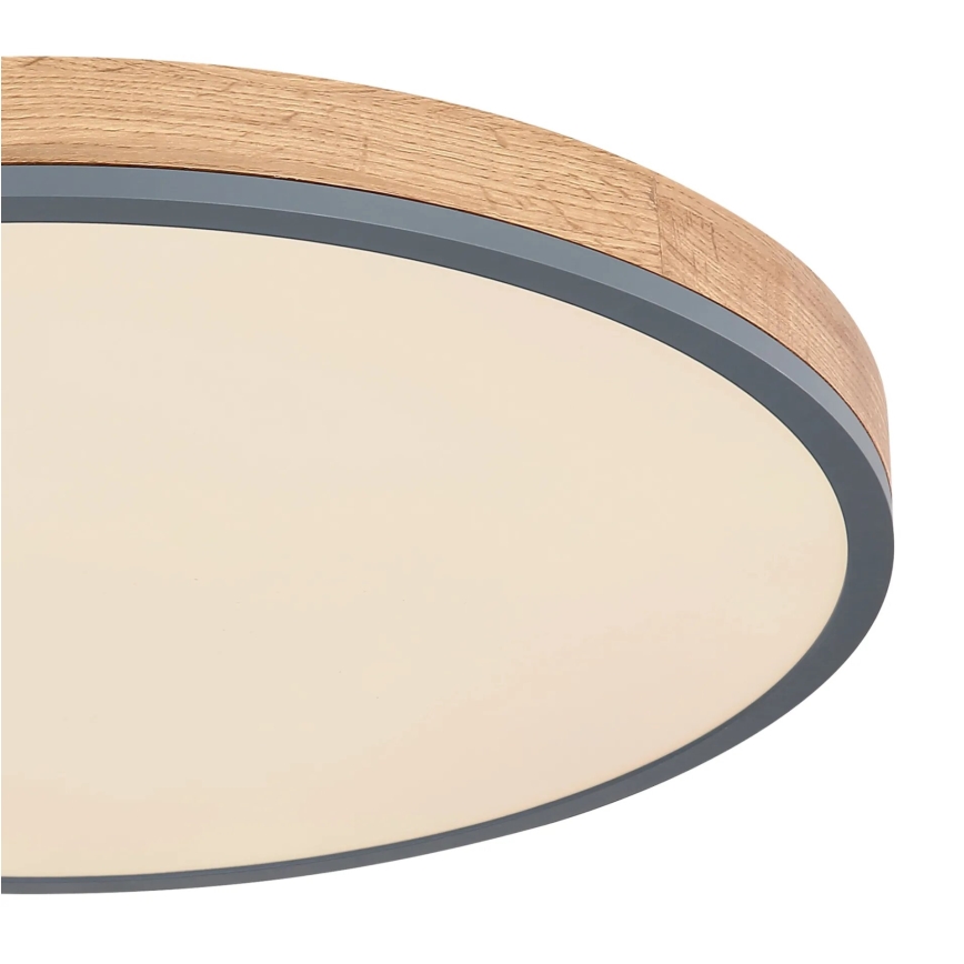 Globo - LED Plafon ściemnialny LED/40W/230V 2700-6500K śr. 60 cm + pilot zdalnego sterowania brązowy/szary