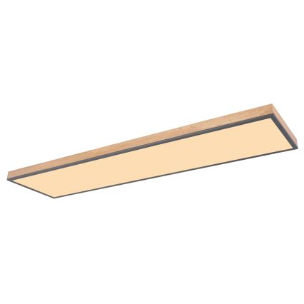 Globo - Lampa sufitowa LED/36W/230V 2700-6500K brązowo-szara z pilotem, z funkcją ściemniania