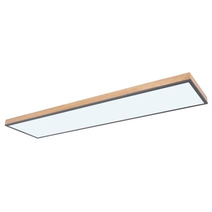 Globo - Lampa sufitowa LED/36W/230V 2700-6500K brązowo-szara z pilotem, z funkcją ściemniania