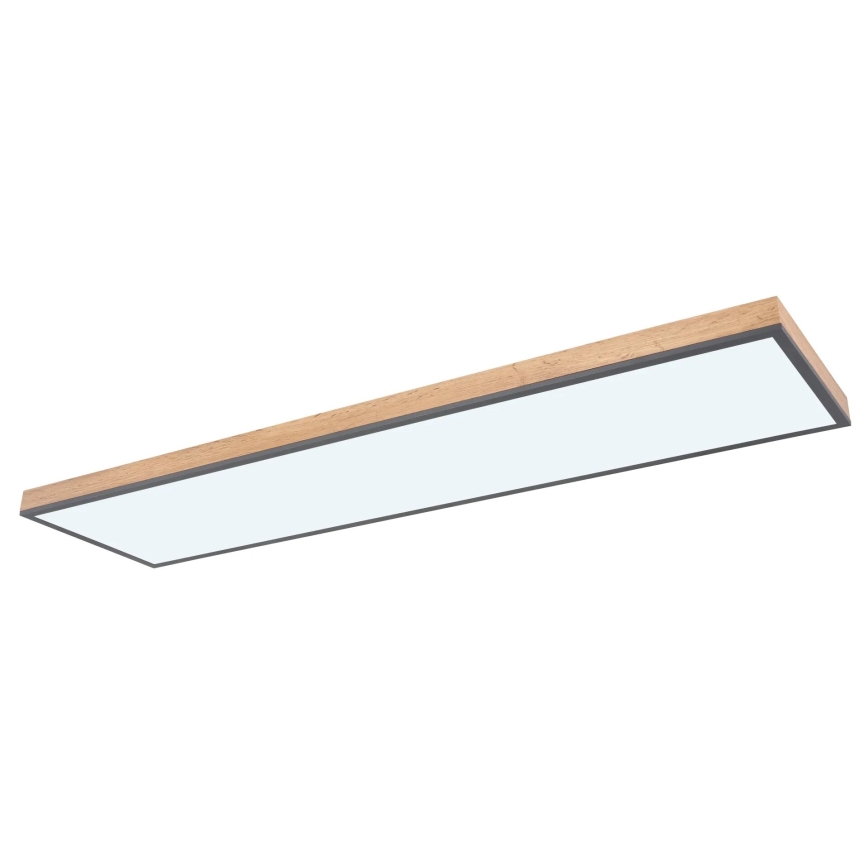 Globo - Lampa sufitowa LED/36W/230V 2700-6500K brązowo-szara z pilotem, z funkcją ściemniania
