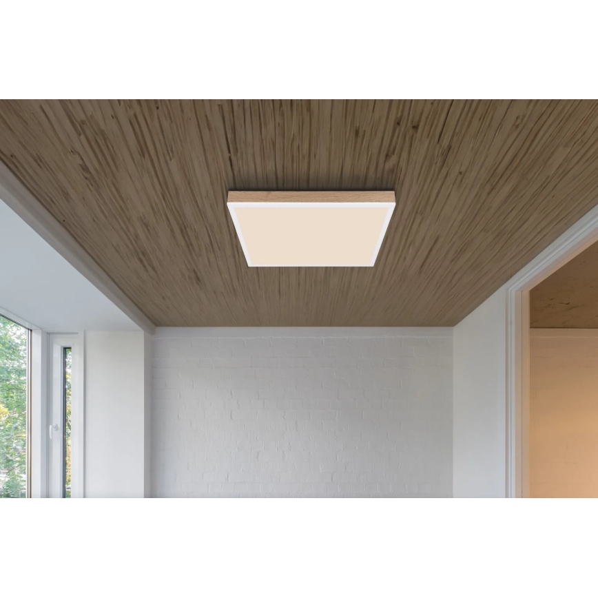 Globo - LED Plafon ściemnialny LED/24W/230V 2700-6500K + zdalne sterowanie brązowy/biały