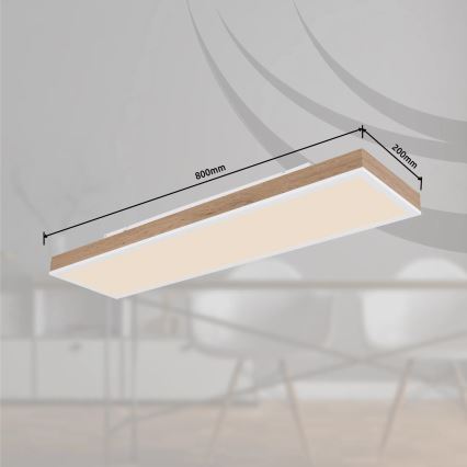 Globo - LED ściemnialna oprawa sufitowa LED/24W/230V 2700-6500K 20x80 cm + zdalne sterowanie