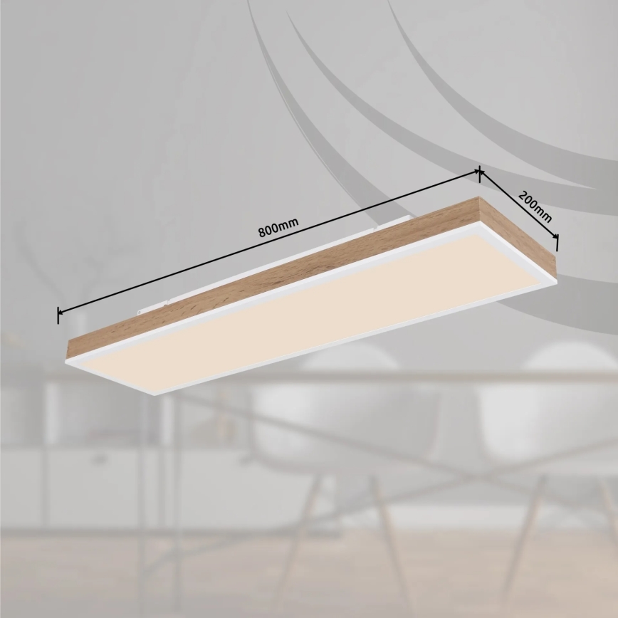 Globo - LED ściemnialna oprawa sufitowa LED/24W/230V 2700-6500K 20x80 cm + zdalne sterowanie