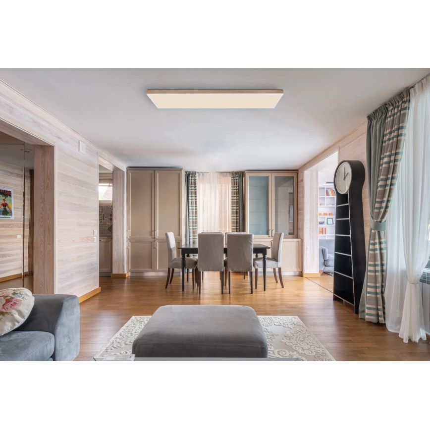 Globo - LED Plafon ściemnialny LED/36W/230V 2700-6500K + zdalne sterowanie brązowy/biały