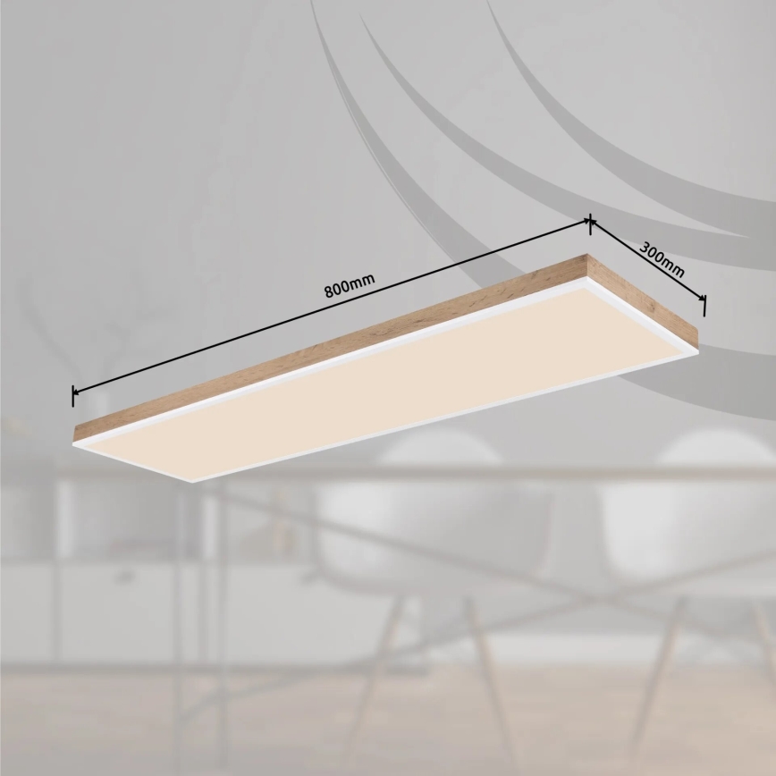 Globo - LED Plafon ściemnialny LED/36W/230V 2700-6500K + zdalne sterowanie brązowy/biały