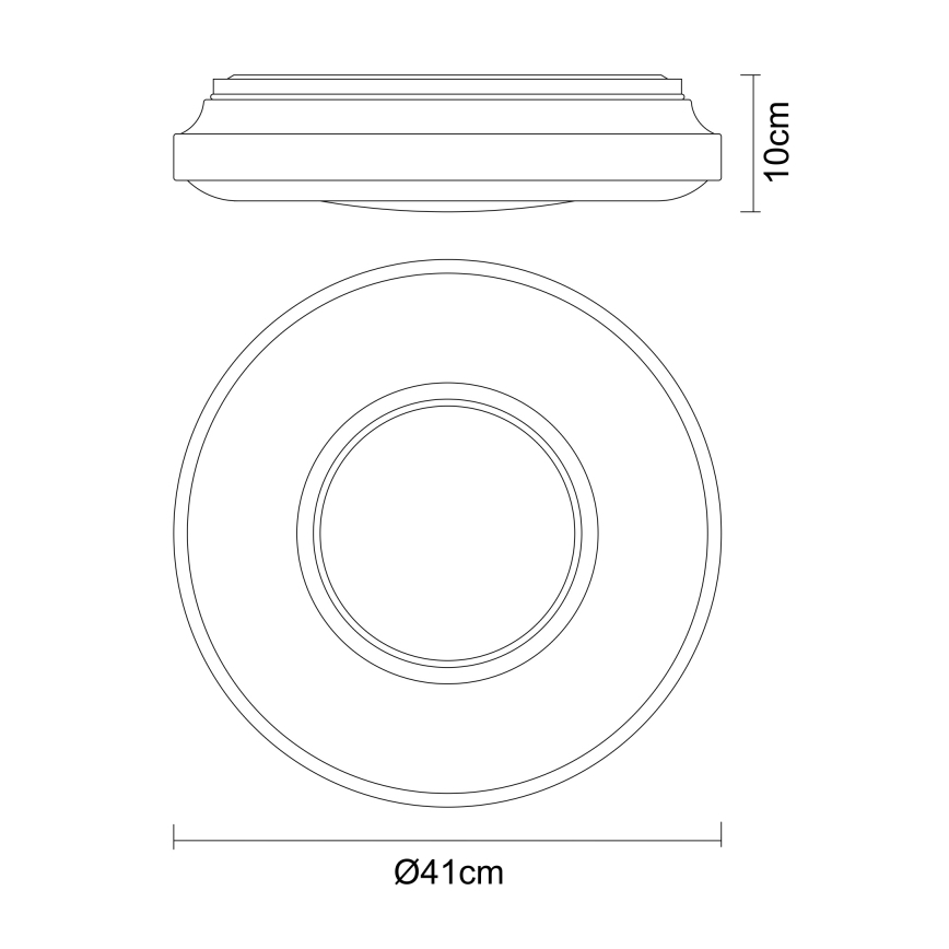 Globo - LED Plafon LED/24W/230V