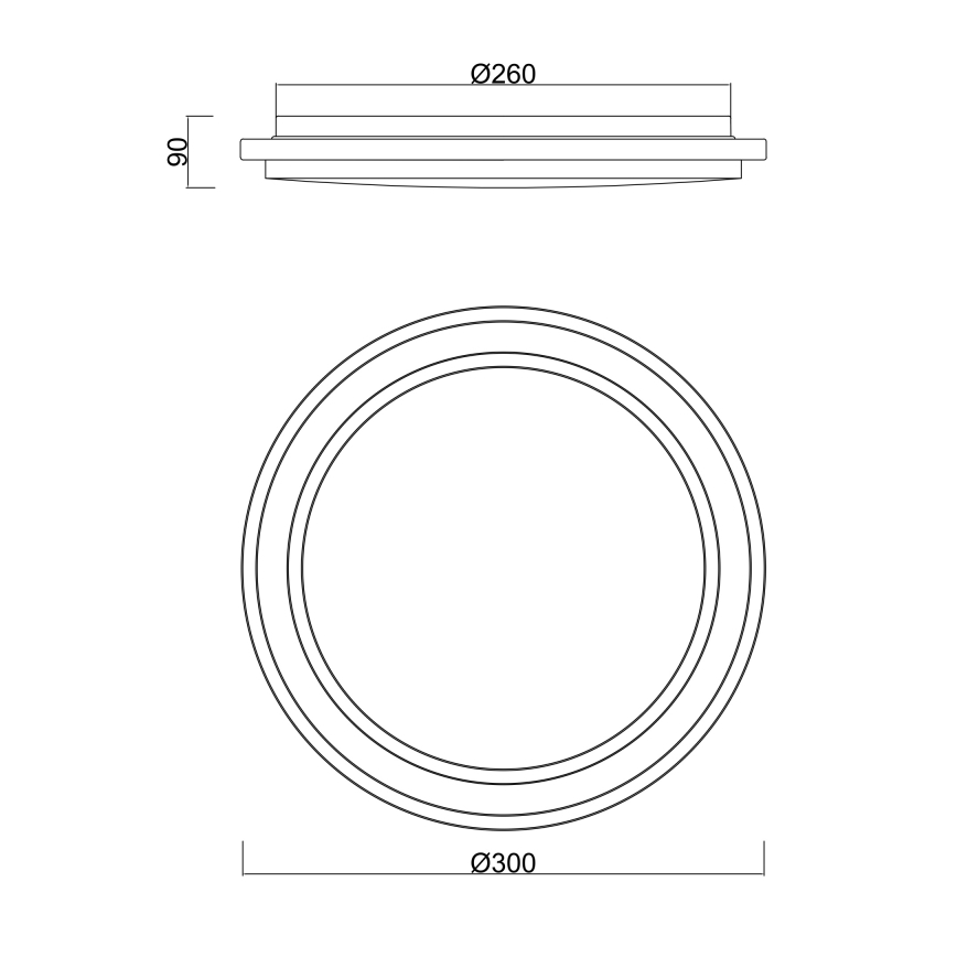 Globo -LED Oświetlenie łazienkowe z czujnikiem LED/18W/230V IP44