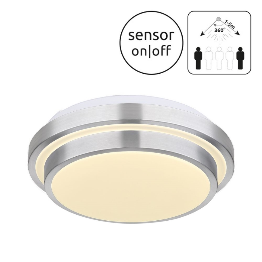 Globo - LED Oświetlenie łazienkowe z czujnikiem LED/18W/230V IP44