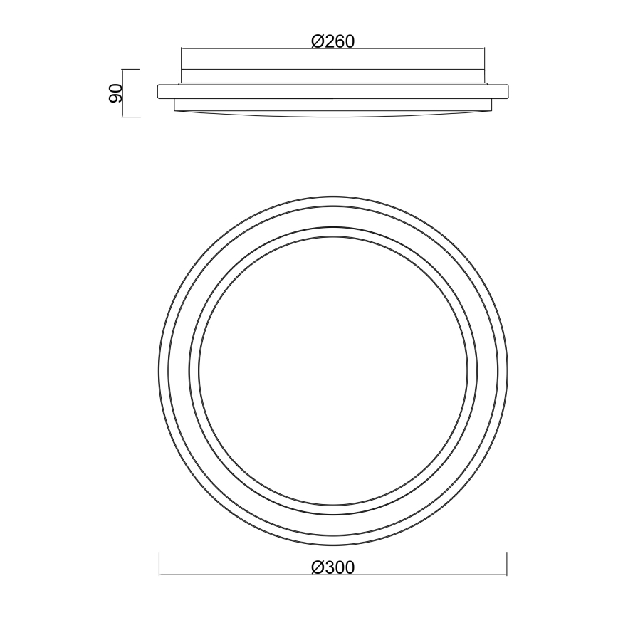 Globo - LED Oświetlenie łazienkowe z czujnikiem LED/18W/230V IP44