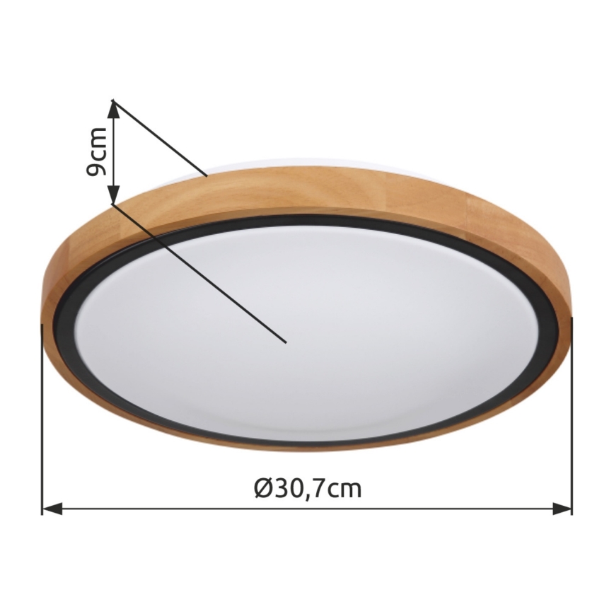 Globo - LED Lampa sufitowa LED/12W/230V 307 mm 3000/4500/6000K