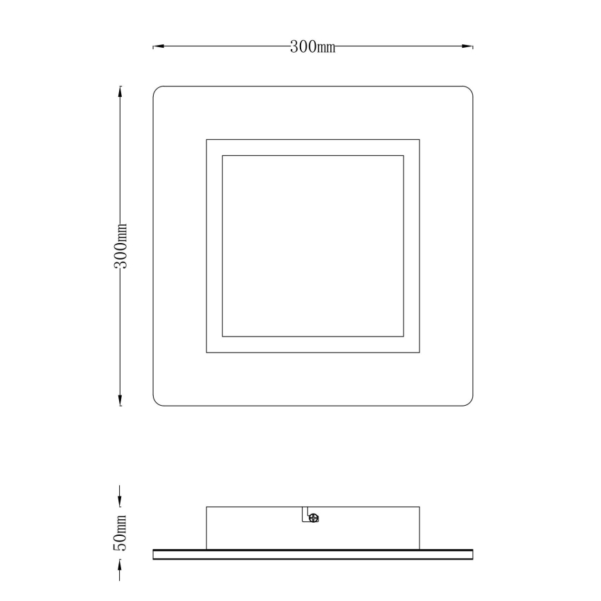 Globo - LED Plafon LED/23W/230V 2700/6500K
