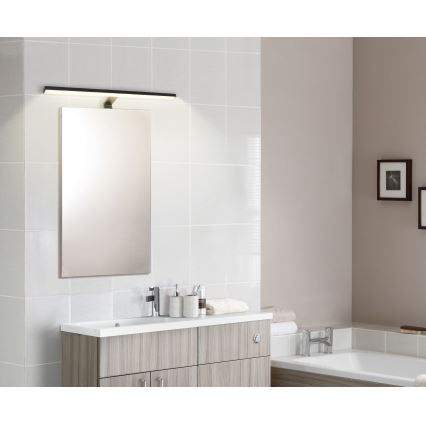 Globo - LED Łazienkowe oświetlenie lustra LED/12W/230V 60 cm IP44 czarne