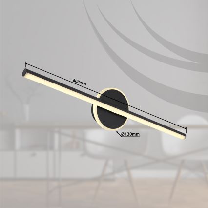 Globo - Oświetlenie LED do łazienkowego lustra LED/10W/230V 60,8 cm IP44 czarny