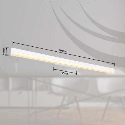 Globo - LED Kinkiet LED/18W/230V 3000/6000K 80 cm biały