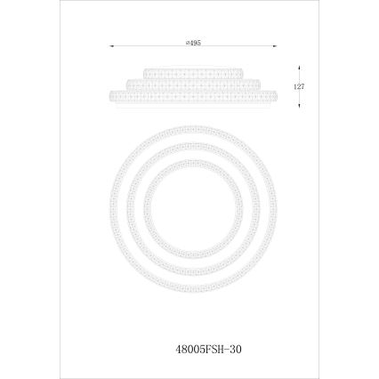 Globo - LED Plafon ściemnialny LED/30W/230V TUYA Wi-Fi + pilot zdalnego sterowania