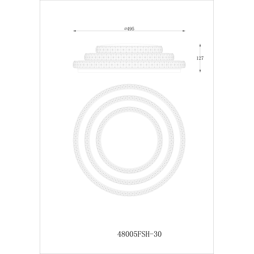 Globo - LED Plafon ściemnialny LED/30W/230V TUYA Wi-Fi + pilot zdalnego sterowania