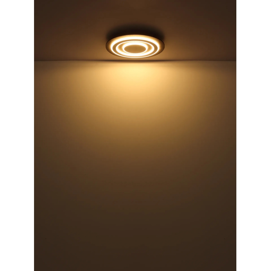 Globo - LED Plafon LED/24W/230V 3000K śr. 32 cm antracyt