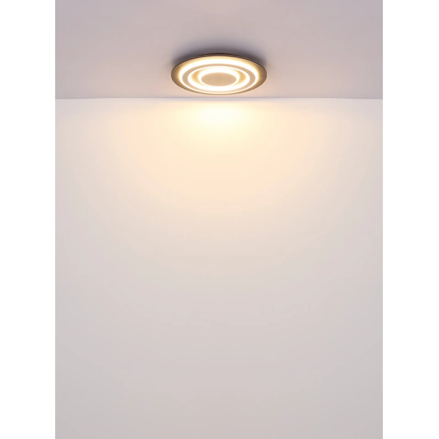 Globo - LED Plafon LED/24W/230V 3000K śr. 32 cm antracyt