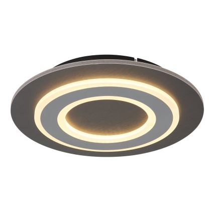 Globo - LED Plafon LED/24W/230V 3000K śr. 32 cm antracyt