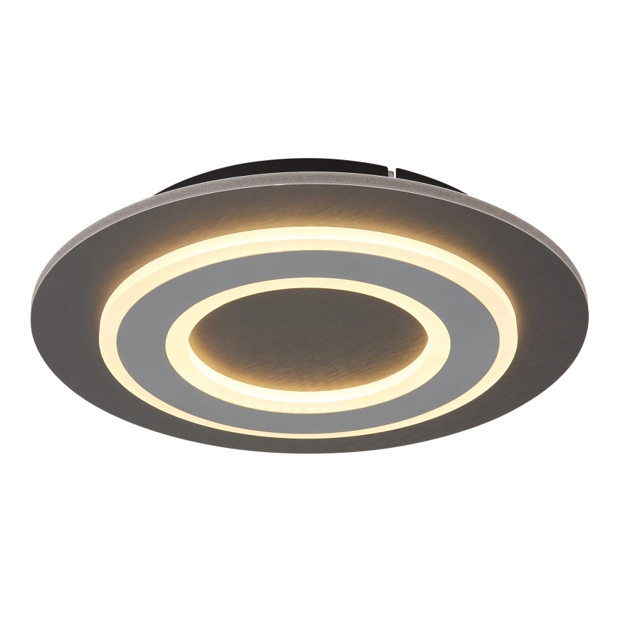Globo - LED Plafon LED/24W/230V 3000K śr. 32 cm antracyt