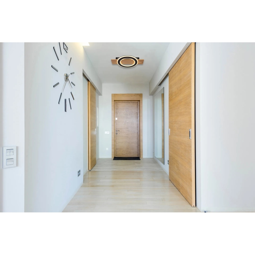 Globo - LED Plafon LED/18W/230V brązowy