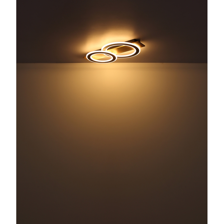 Globo - LED Plafon LED/40W/230V brązowy