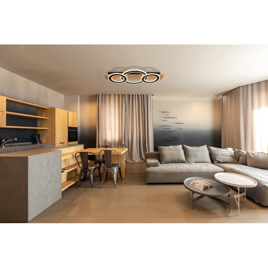 Globo - LED Plafon LED/50W/230V brązowy