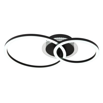 Globo - LED Plafon LED/30W/230V 2700/4500/6500K śr. 33x50 cm czarny
