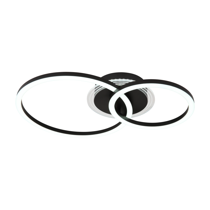 Globo - LED Plafon LED/30W/230V 2700/4500/6500K śr. 33x50 cm czarny