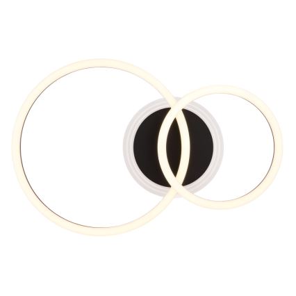 Globo - LED Plafon LED/30W/230V 2700/4500/6500K śr. 33x50 cm czarny