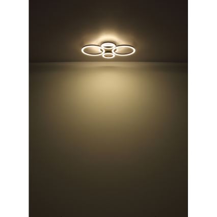 Globo - LED Plafon LED/40W/230V 2700/4500/6500K śr. 35,5x53 cm czarny