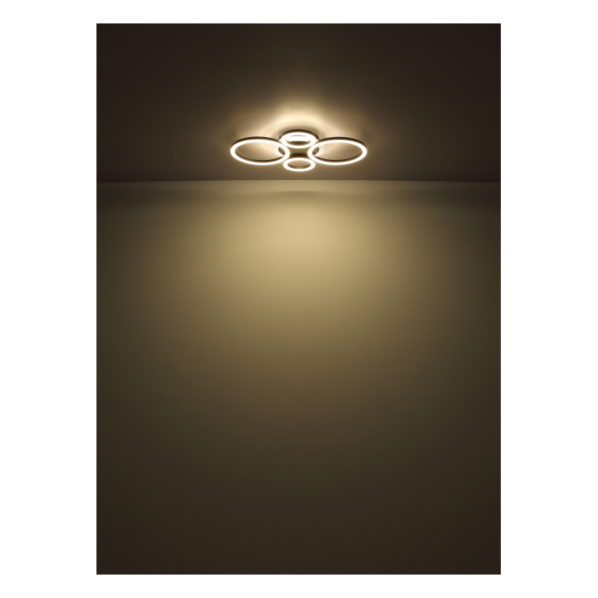Globo - LED Plafon LED/40W/230V 2700/4500/6500K śr. 35,5x53 cm czarny