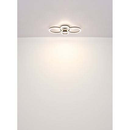 Globo - LED Plafon LED/40W/230V 2700/4500/6500K śr. 35,5x53 cm czarny