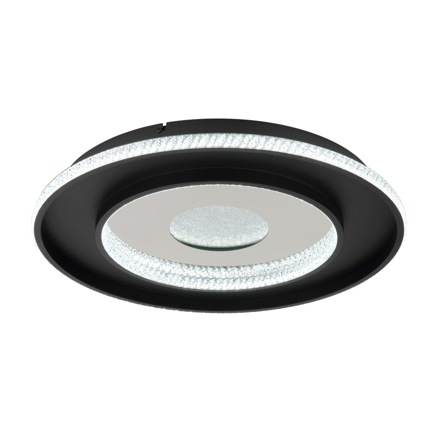 Globo - LED regulowane oświetlenie sufitowe LED/30W/230V 2700-6500K śr. 52,5 cm czarne + pilot do zdalnego sterowania