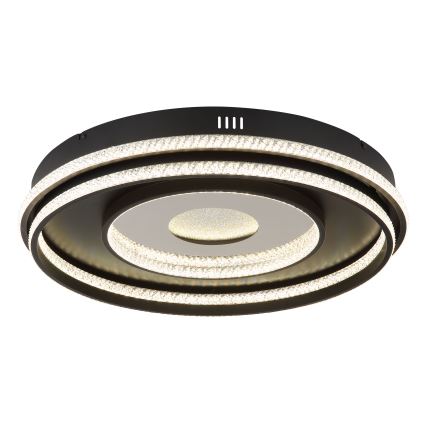 Globo - LED Żyrandol ściemnialny na lince LED/54W/230V 2700-6500K śr. 60 cm czarny + pilot zdalnego sterowania