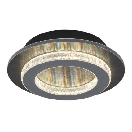 Globo - Oprawa sufitowa LED/12W/230V 3000/4000/6500K Ø 20 cm antracyt