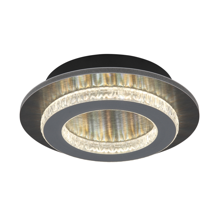Globo - Oprawa sufitowa LED/12W/230V 3000/4000/6500K Ø 20 cm antracyt
