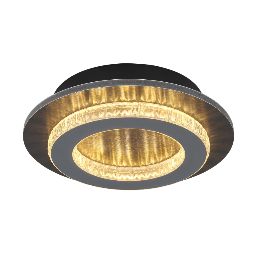 Globo - Oprawa sufitowa LED/12W/230V 3000/4000/6500K Ø 20 cm antracyt