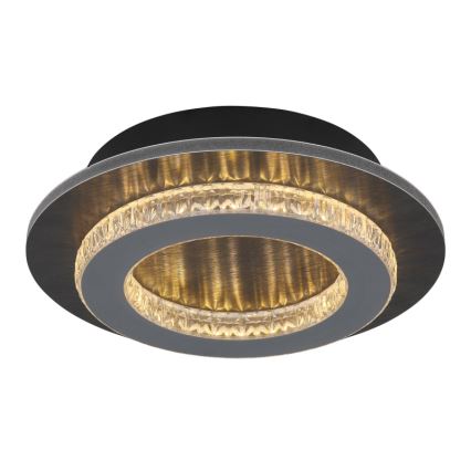 Globo - Oprawa sufitowa LED/12W/230V 3000/4000/6500K Ø 20 cm antracyt