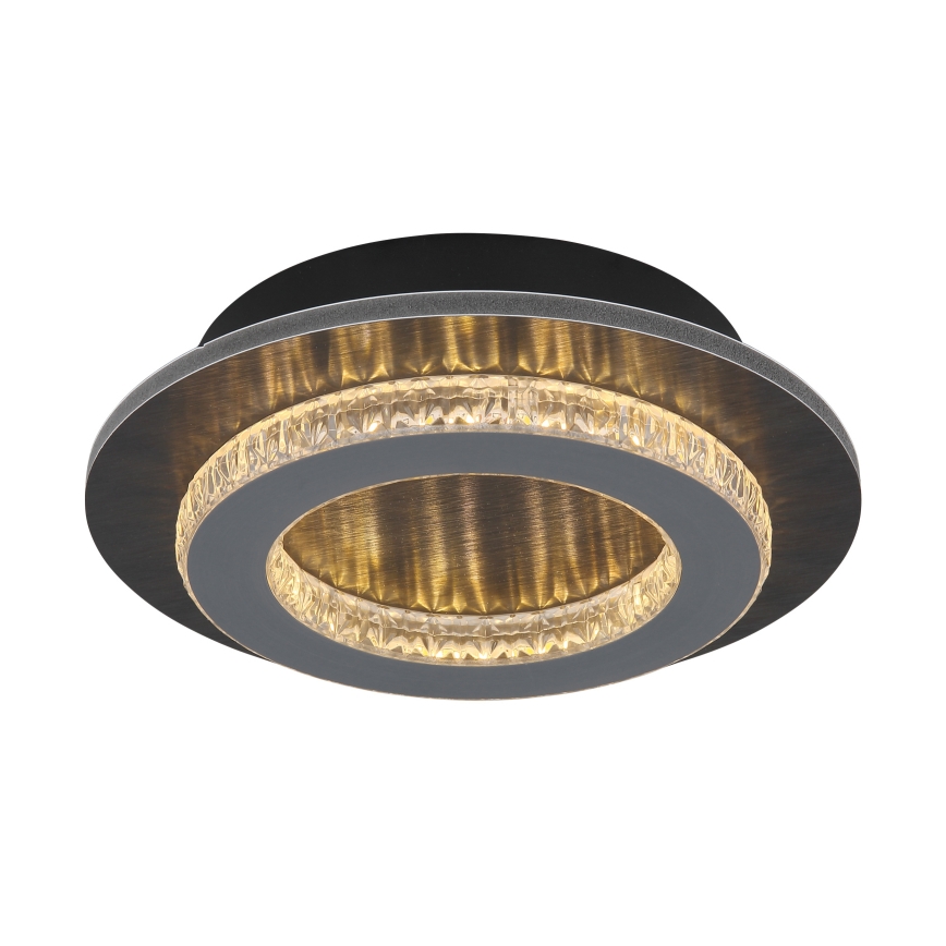 Globo - Oprawa sufitowa LED/12W/230V 3000/4000/6500K Ø 20 cm antracyt