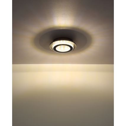 Globo - Oprawa sufitowa LED/12W/230V 3000/4000/6500K Ø 20 cm antracyt