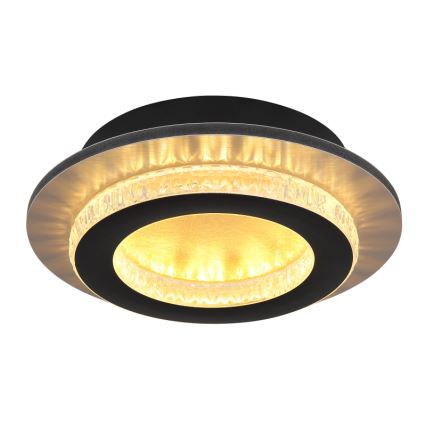 Globo - Lampa sufitowa LED/12W/230V 3000/4000/6500K śr. 20 cm czarna