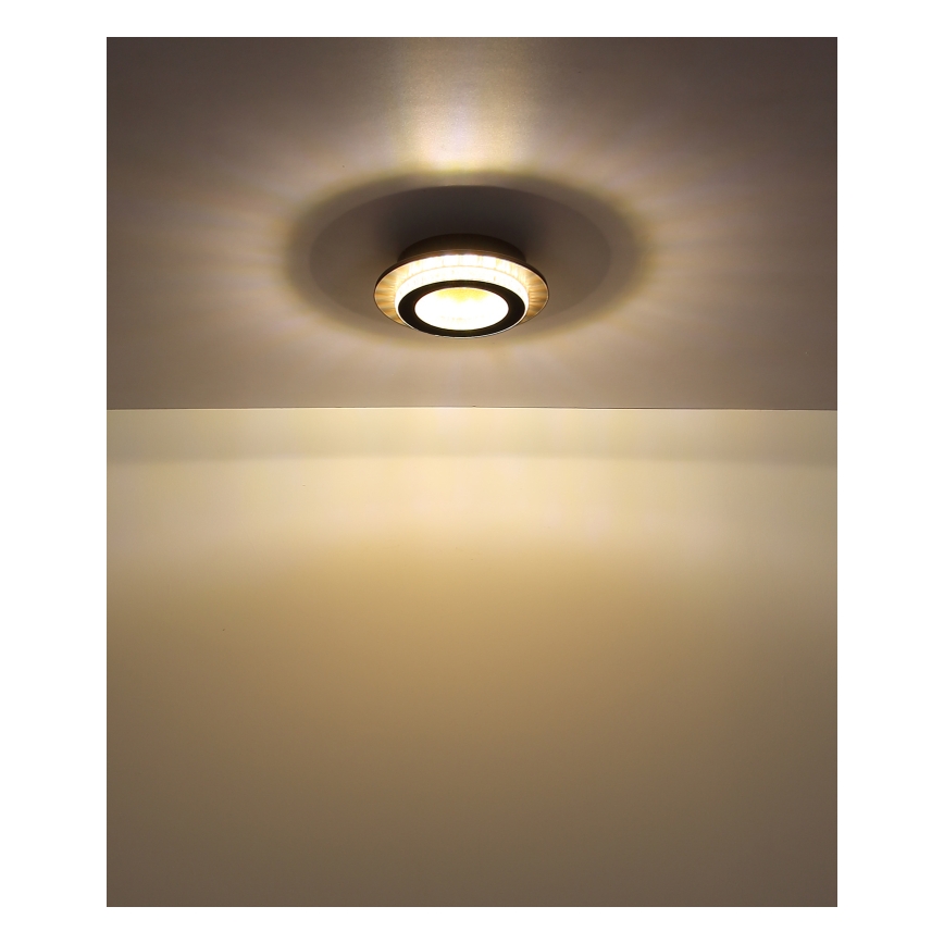 Globo - Lampa sufitowa LED/12W/230V 3000/4000/6500K śr. 20 cm czarna