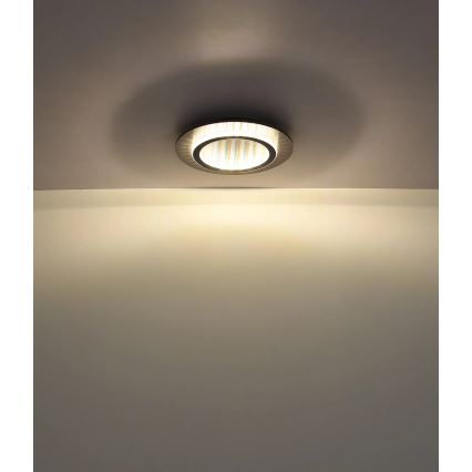 Globo - Lampa sufitowa LED/24W/230V 3000/4000/6500K śr. 35 cm antracyt