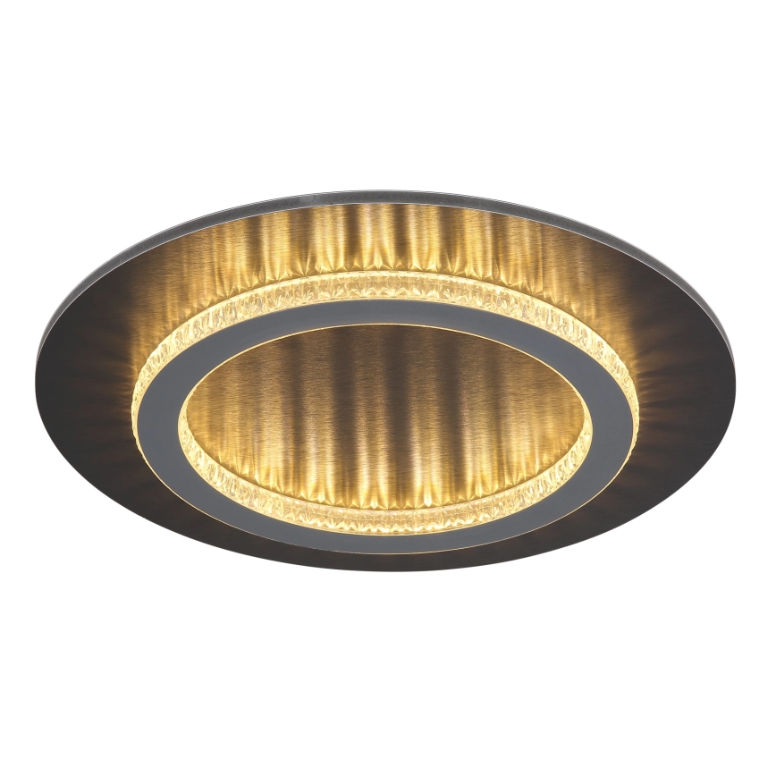 Globo - Lampa sufitowa LED/24W/230V 3000/4000/6500K śr. 35 cm antracyt