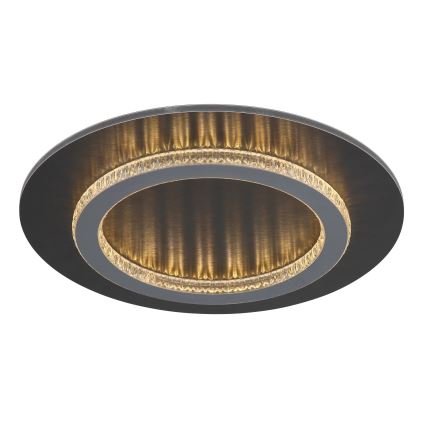 Globo - Lampa sufitowa LED/24W/230V 3000/4000/6500K śr. 35 cm antracyt