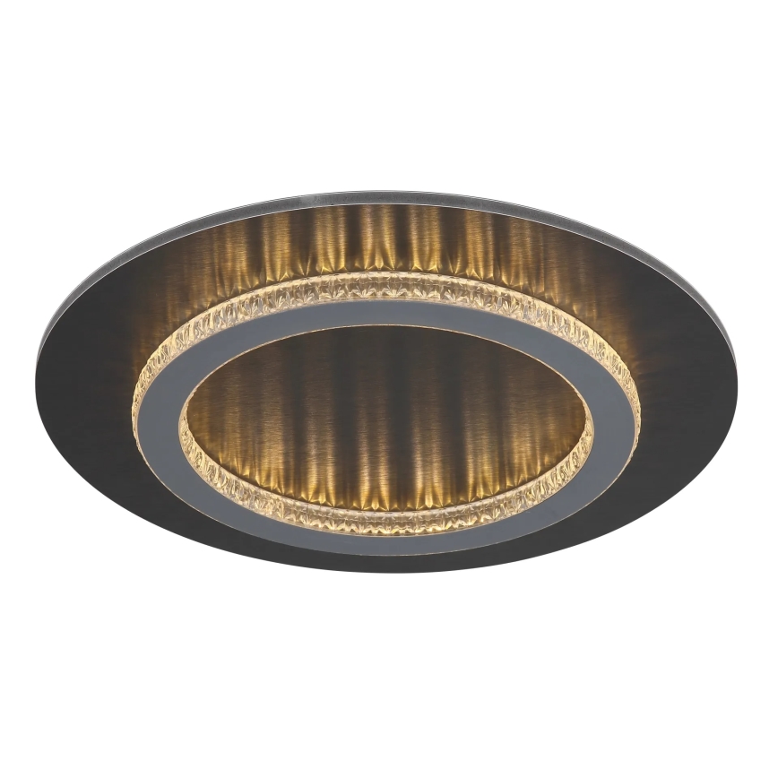 Globo - Lampa sufitowa LED/24W/230V 3000/4000/6500K śr. 35 cm antracyt