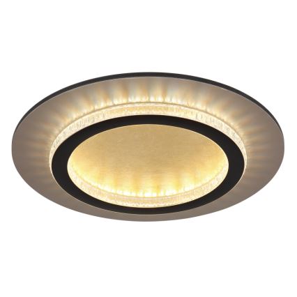 Globo - Lampa sufitowa LED/24W/230V 3000/4000/6500K śr. 35 cm czarna