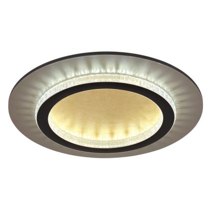 Globo - Lampa sufitowa LED/24W/230V 3000/4000/6500K śr. 35 cm czarna