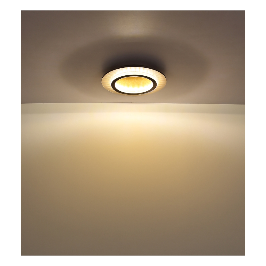 Globo - Lampa sufitowa LED/24W/230V 3000/4000/6500K śr. 35 cm czarna